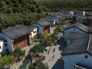 ancient town 3D मॉडल
