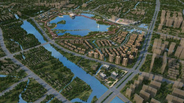 suzhou qinhu Modello 3D .c4d .max .obj .3ds .fbx .stl .blend 