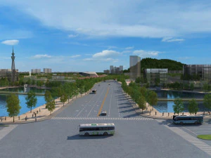 Сучжоу Циньху 3D Модель