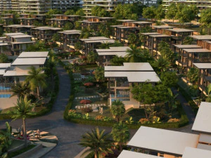 빌라 그룹 3D 모델