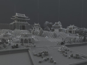 ancient architecture 3Dモデル