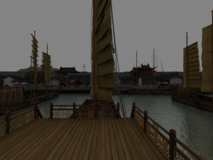ancient merchant ship 3D Model
