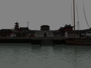 ancient merchant ship 3D Model