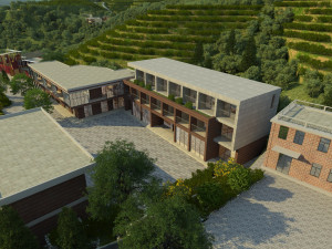 terraced field 3D Model