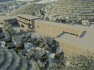 terraced field 3D Model