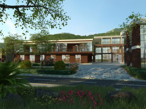 terraced field Modelo 3D