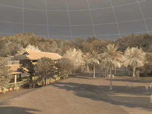 садиба 3D Модель