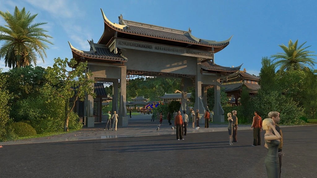 manor 3D Model .c4d .max .obj .3ds .fbx .stl .blend 