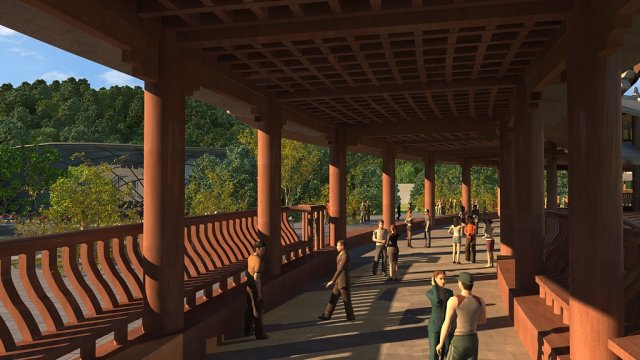 manor Model 3D .c4d .max .obj .3ds .fbx .stl .blend 