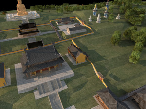 temple Modèle 3D