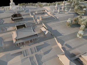 temple Modèle 3D