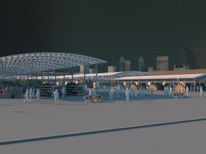 city building 3D मॉडल