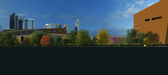 city building Model 3D .c4d .max .obj .3ds .fbx .stl .blend
