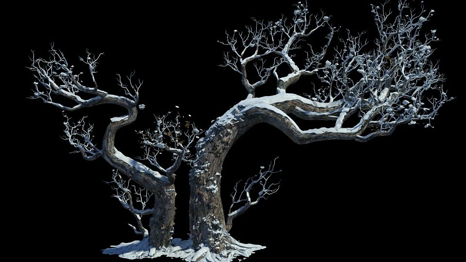 dead tree 3D Model .c4d .max .obj .3ds .fbx .stl .blend