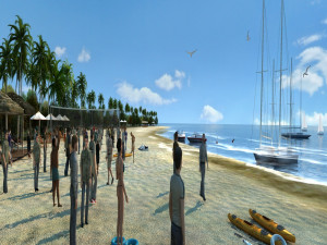 seaside 3Dモデル