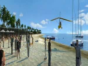 seaside 3D Model
