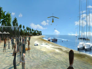 seaside 3D Model