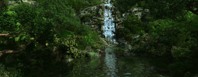 waterfall 3Dモデル .c4d .max .obj .3ds .fbx .stl .blend
