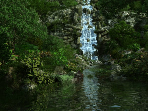 waterfall Modelo 3D