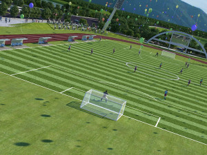 football field 3Dモデル