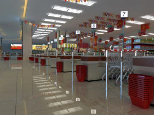 supermarkt 3D Model