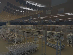 supermarket 3D Model
