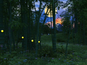 bamboo forest panda 3D 模型