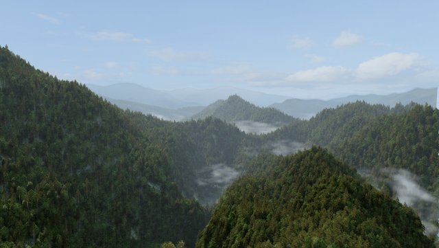 mountain stream 3D Model .c4d .max .obj .3ds .fbx .stl .blend 
