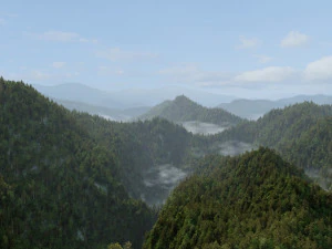 riacho da montanha Modelo 3D