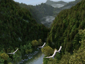 mountain stream 3D Model