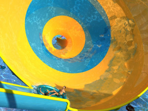 water mountain paradise 3Dモデル