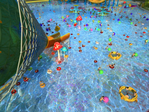 water mountain paradise Model 3D
