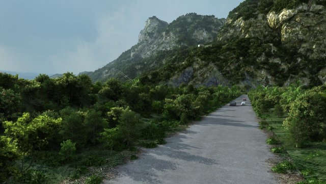 mountain 3D 모델 .c4d .max .obj .3ds .fbx .stl .blend 