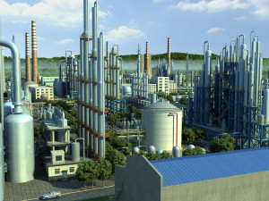 power plant 3D 모델