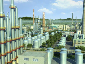 power plant 3D Model