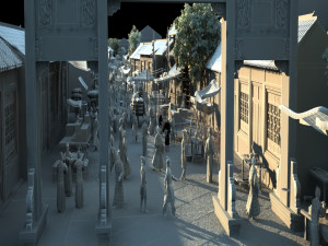 ancient building Modèle 3D