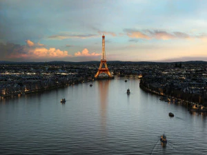 Eiffelturm 3D Modell