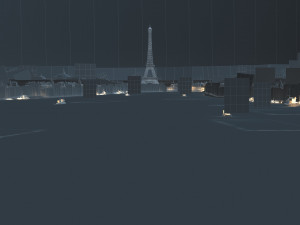 eiffel tower Modello 3D