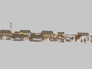 market 3D Model