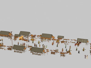 market 3D Model