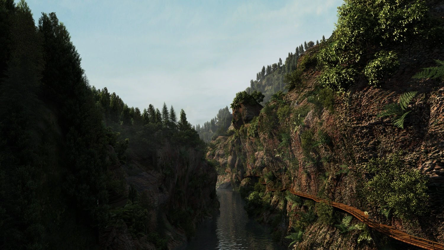 canyon 3D Model .c4d .max .obj .3ds .fbx .stl .blend 