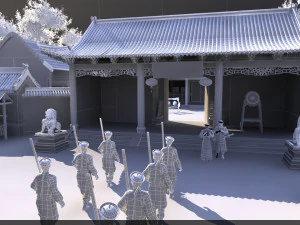 ancient street 3D Model
