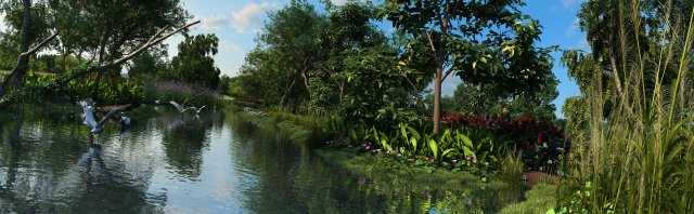 wetlands 3D Model .c4d .max .obj .3ds .fbx .stl .blend 