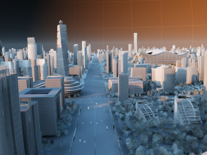 city building 3D 모델