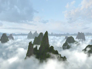 cloud sea 3D Model