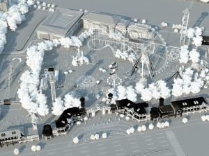 amusement park 3Dモデル