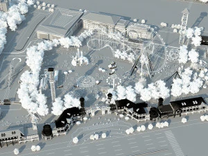 amusement park 3D Model