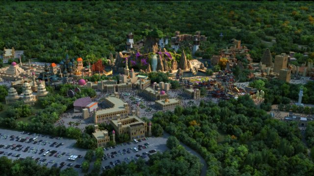 amusement park Modèle 3D .c4d .max .obj .3ds .fbx .stl .blend 