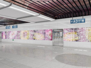 subway station Modello 3D