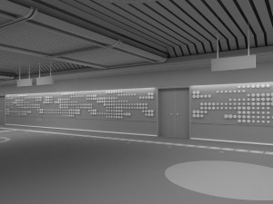 subway station Modello 3D